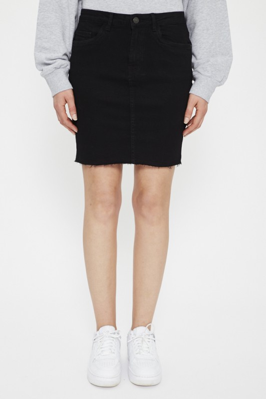 Jupe en jean noire
