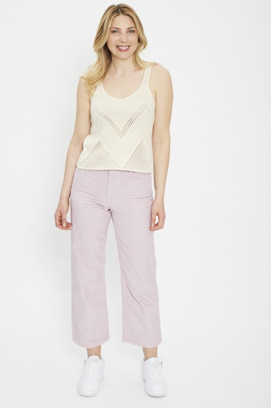 Pantalon ribcage velours