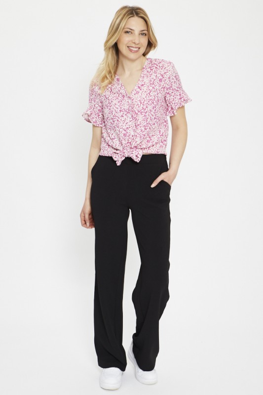 Pantalon fluide noir