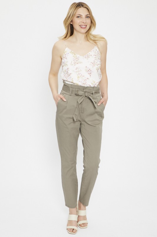 Pantalon taille haute