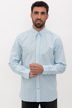 Chemise bleue