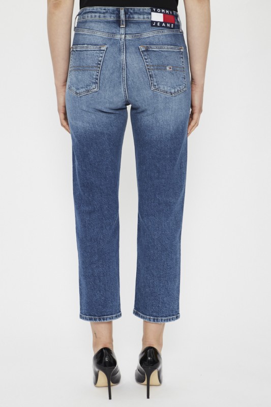 Jeans droit délavé 