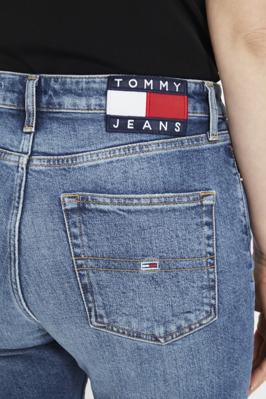 Jeans droit délavé 