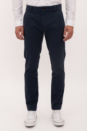 Pantalon chino bleu