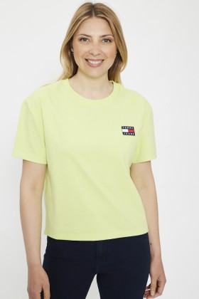 T-shirt crop vert