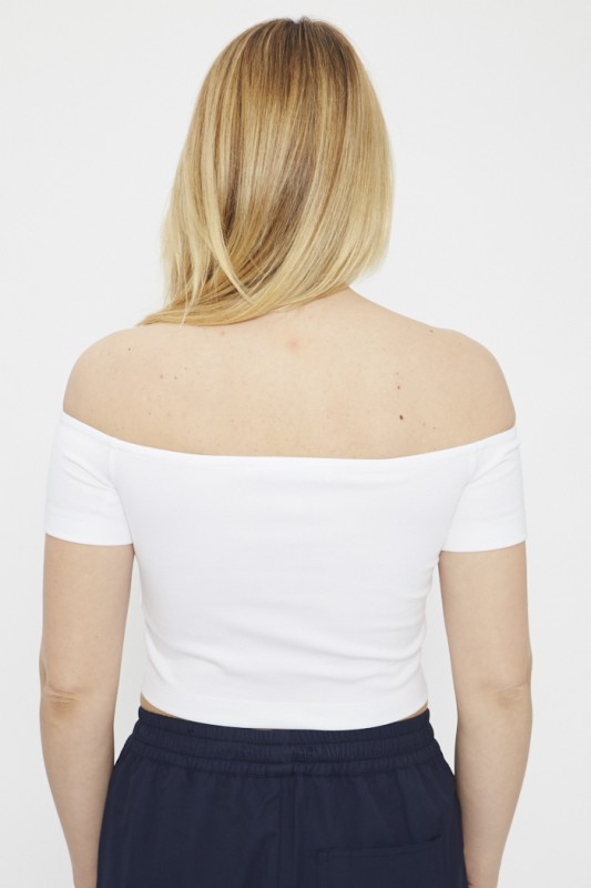 Crop top blanc 