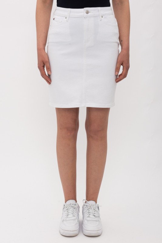 Jupe en jean blanche