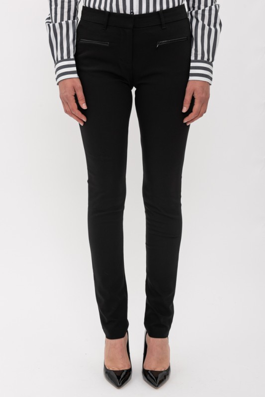 Pantalon slim noir