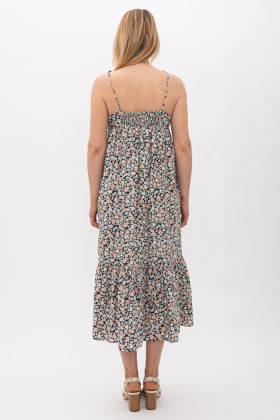 Robe longue fleurie