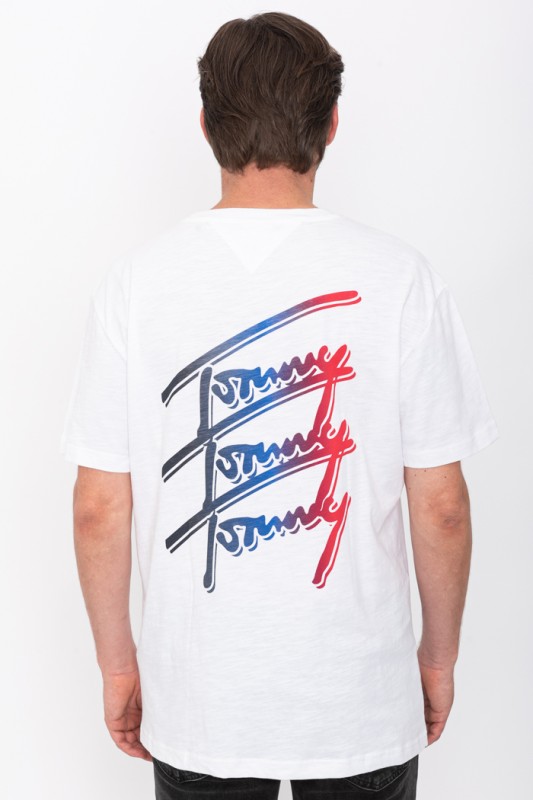 T-shirt blanc imprimé