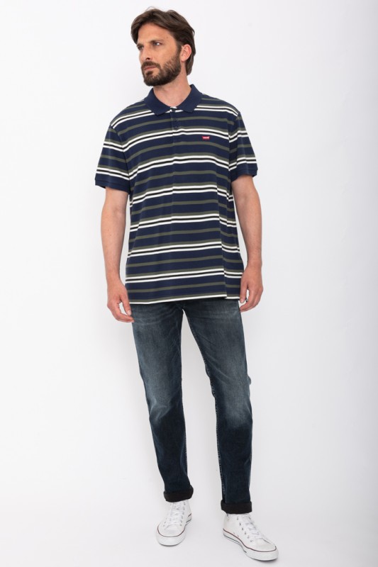 Polo à rayures