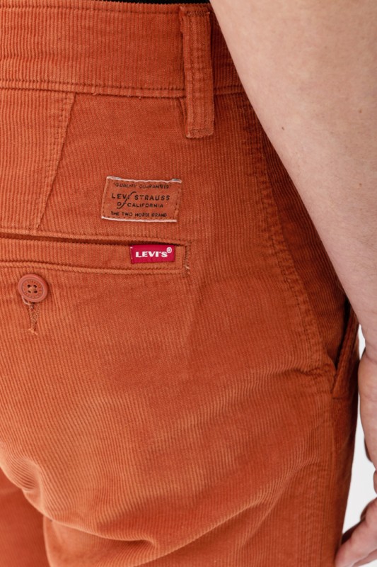 Pantalon velours orange