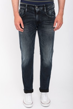 Jeans slim Anbass bleu foncé pour homme