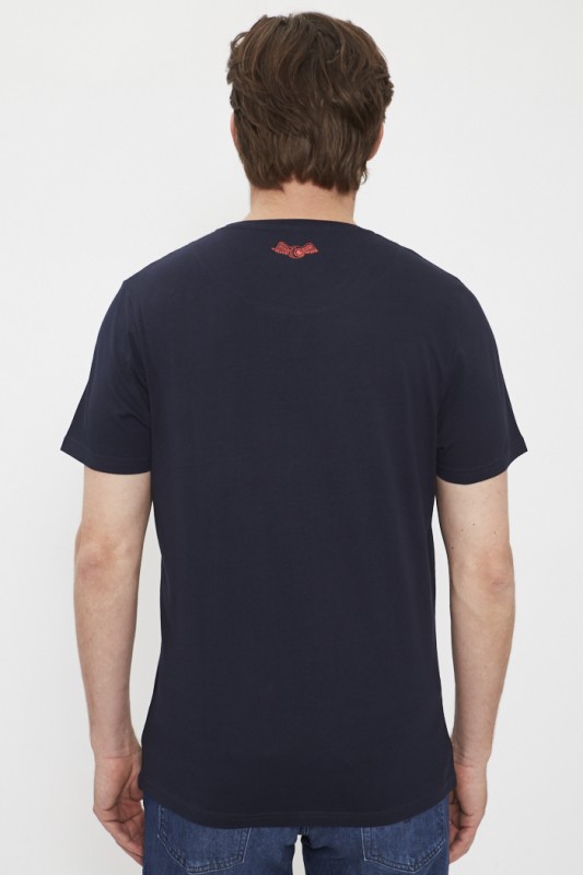 T-shirt bleu marine