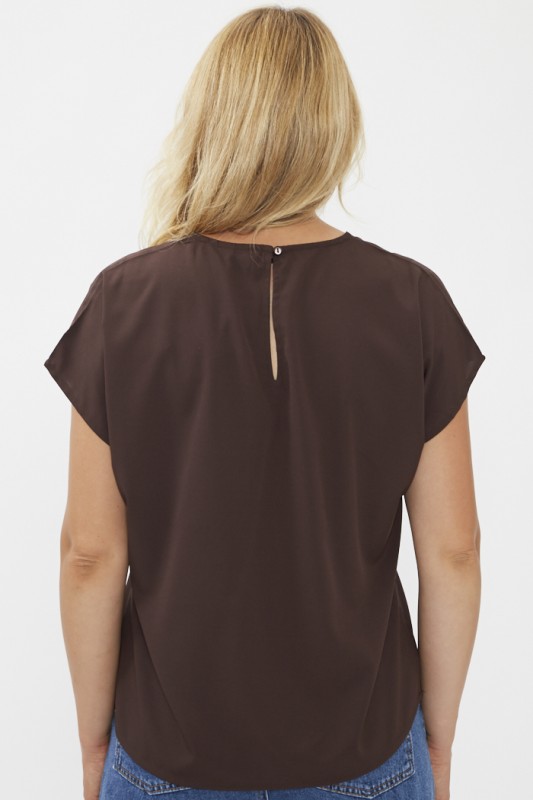 Top marron 