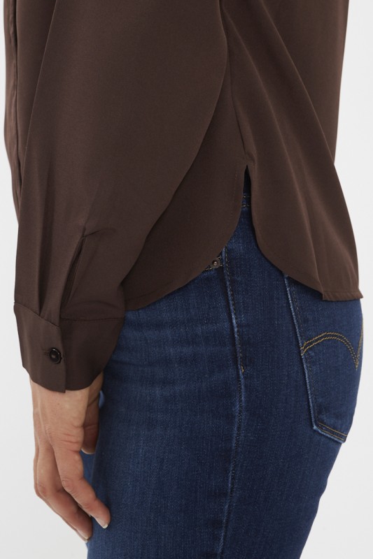 Blouse marron 