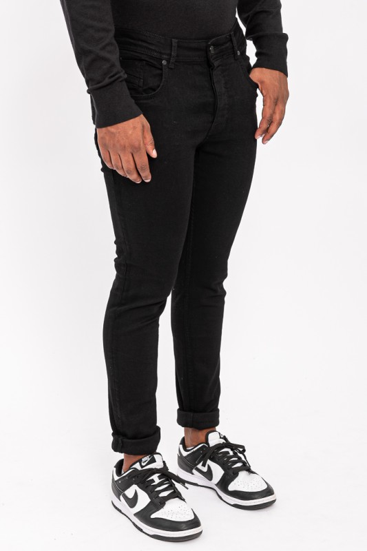 Jean Skinny Noir Homme Embellish - Taille 30x34, Coupe Slim, Neuf Avec Étiquette