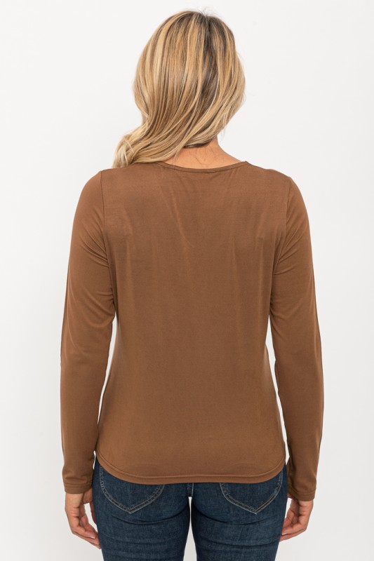 T-shirt marron