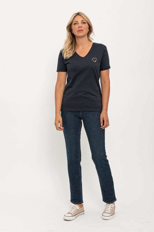 Jeans droit Marion Dark blue femme Lee