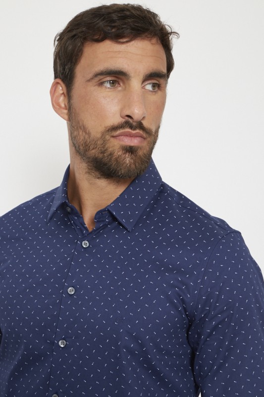 Chemise bleue