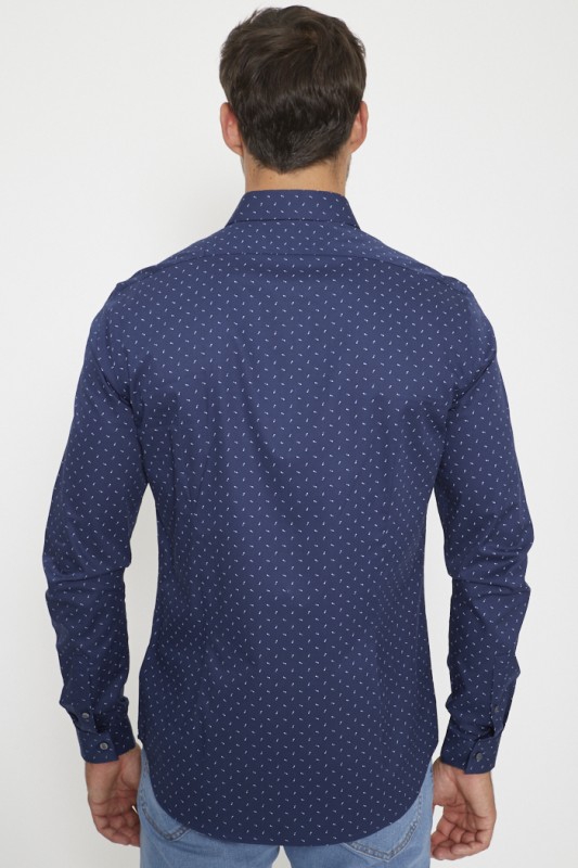 Chemise bleue