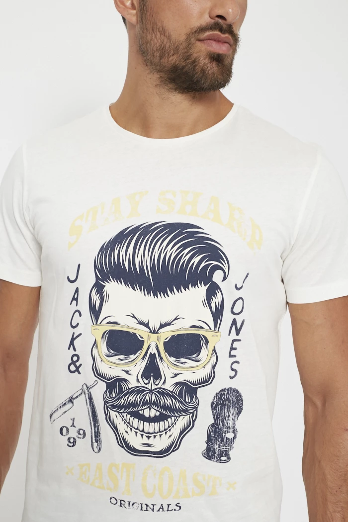 Tee shirt jack and jones tete de mort 2025