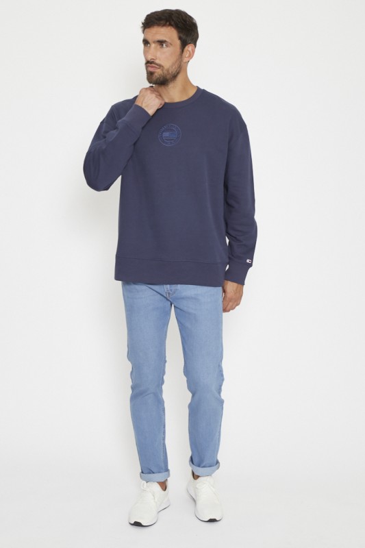 Jeans coupe slim Rider bleu délavé Lee