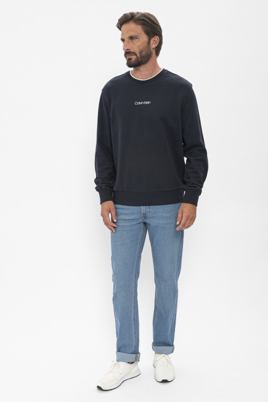 Jeans slim luke bleu délavé