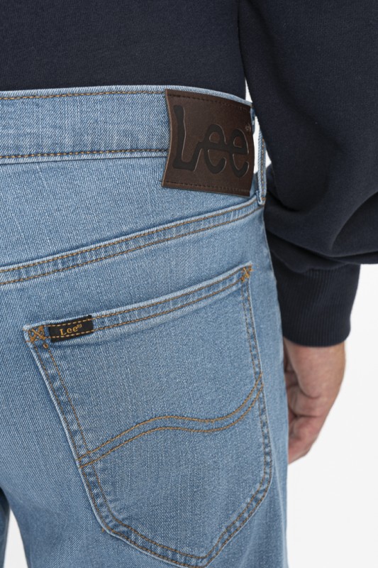 Jeans slim luke bleu délavé