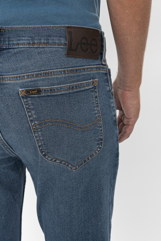 Jeans slim rider coton mélangé Lee