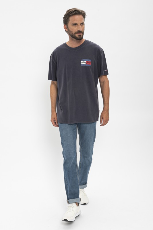 Jeans Daren regular Mid Worn Tinted homme en coton mélangé