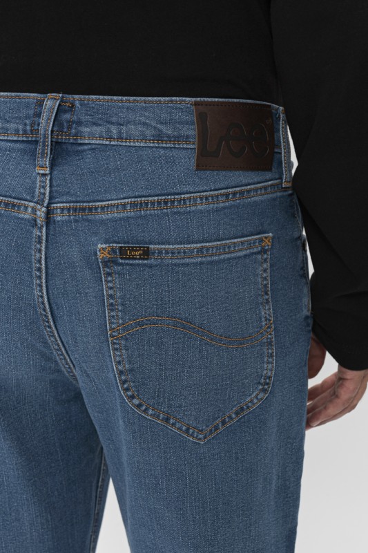 Jeans relaxed west bleu denim