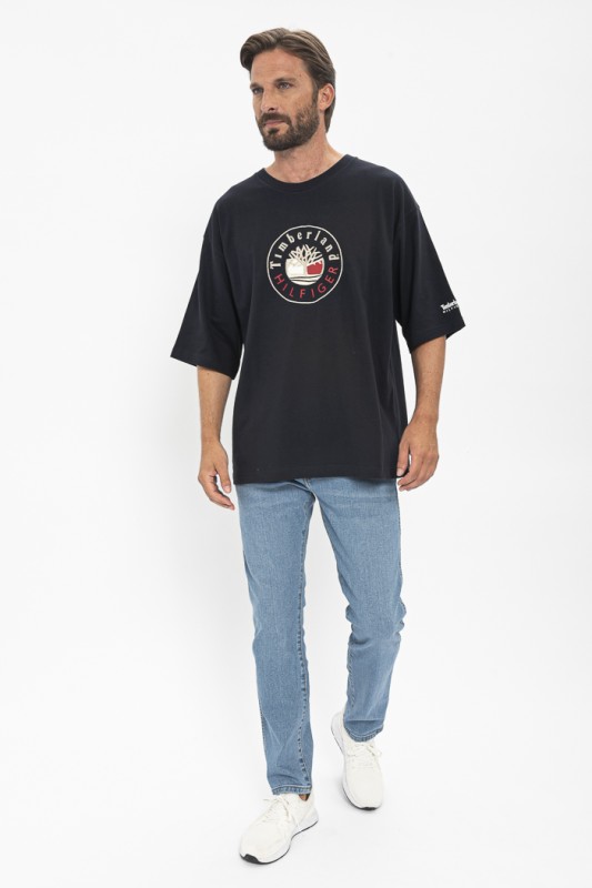 Jeans slim délavé Larston