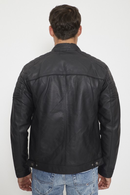 Veste en simili cuir