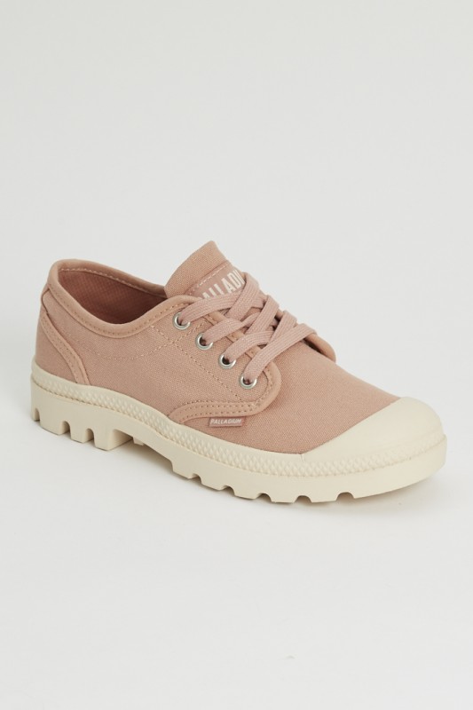 Baskets Palladium En Toile Rose Taille 37 / UK 4 - État Comme Neuves