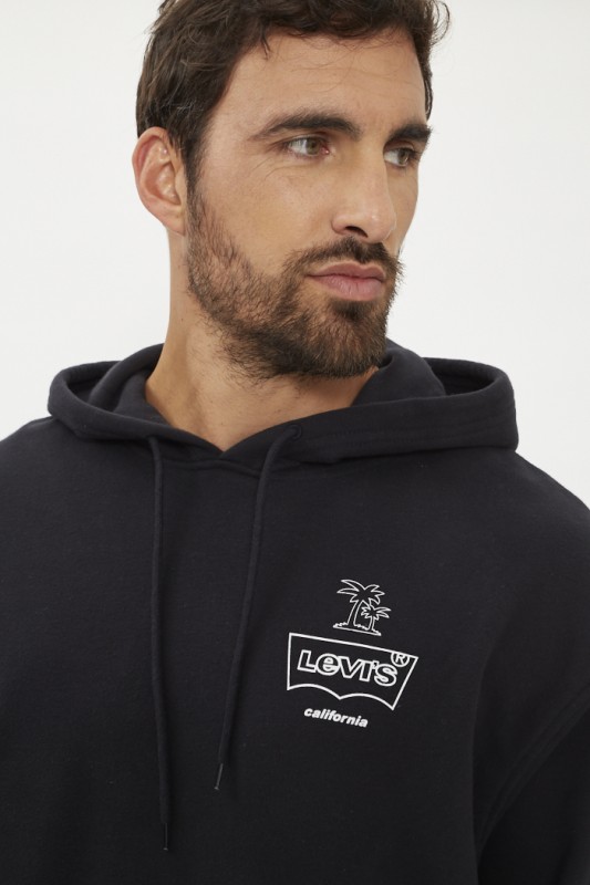 Sweat à capuche imprimé