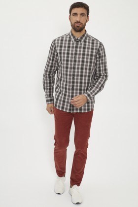 Chemise à carreaux