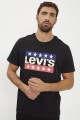 T-shirt noir imprimé