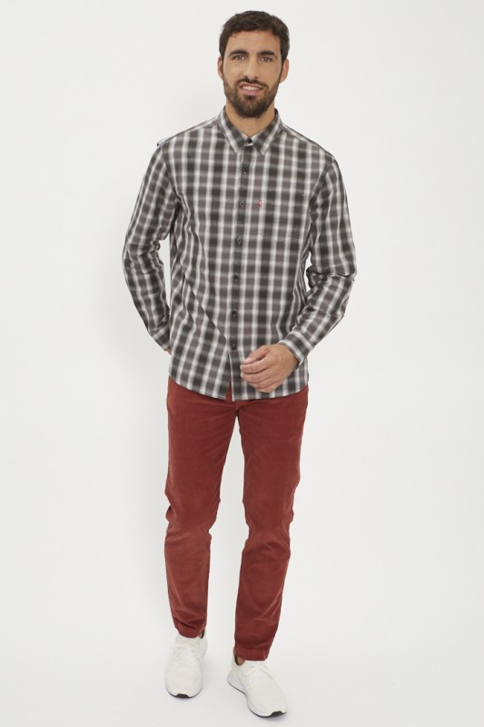 Pantalon chino rouge