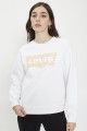 sweat blanc imprimé