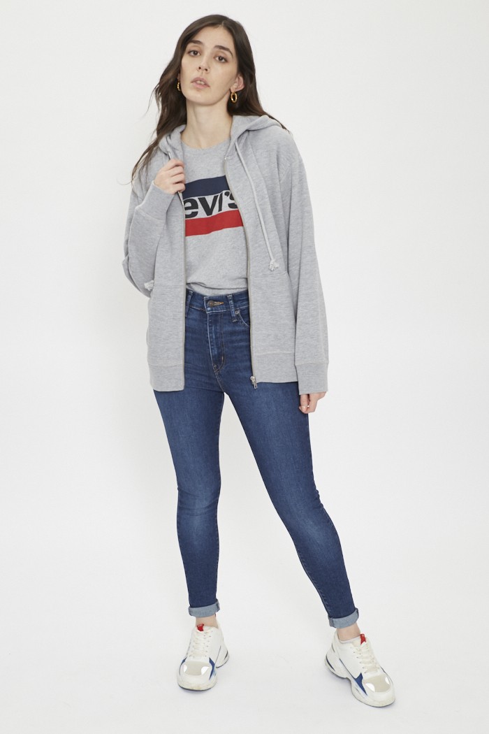 Sweat zippe a capuche Levi s Destock Jeans