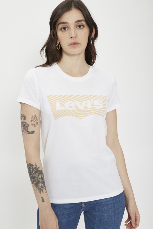 t shirt blanc levis femme