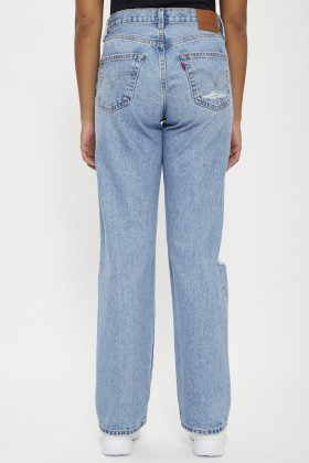 Jeans 501 usé medium indigo