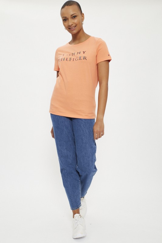 Jeans high loose taper