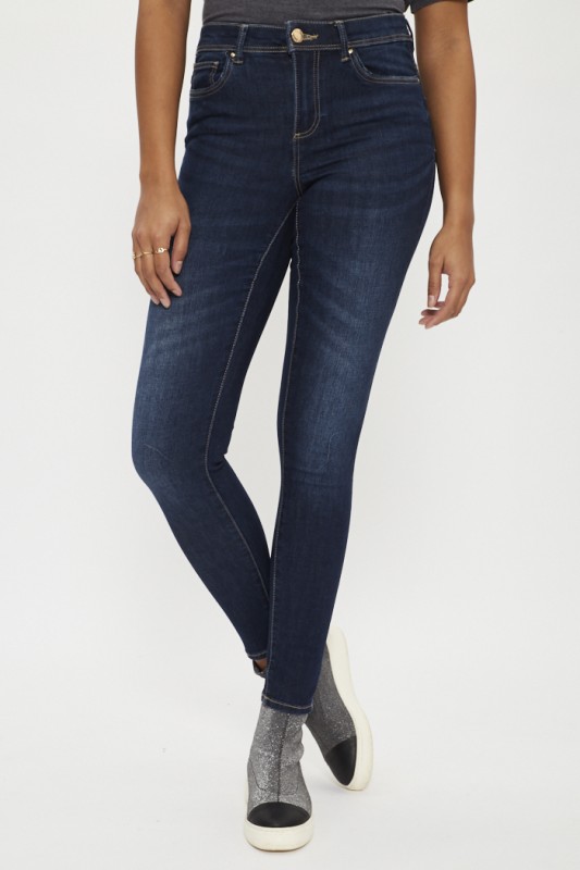 Jean skinny bleu marine Mother, €214 |  | Lookastic France