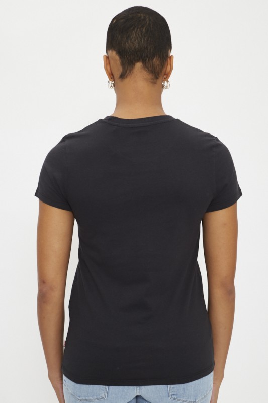 T-shirt noir imprimé