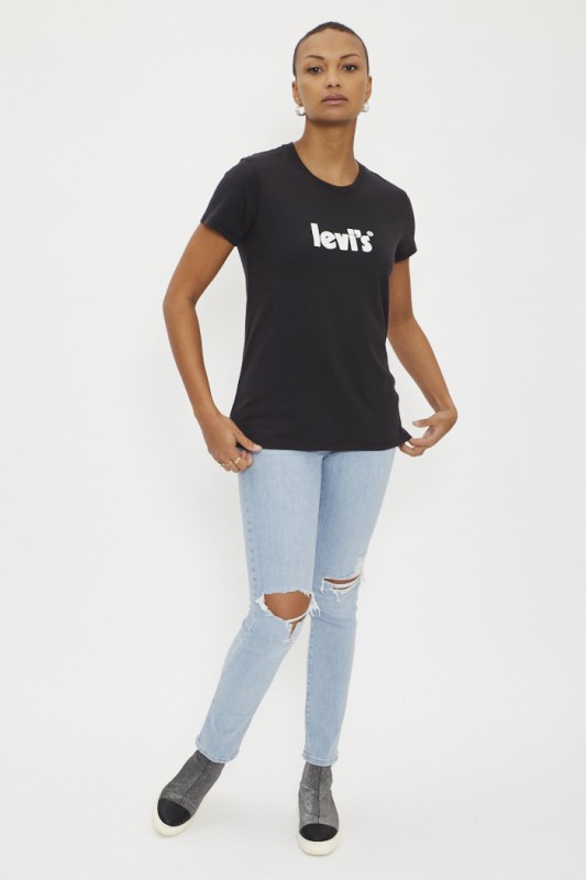 T-shirt noir imprimé