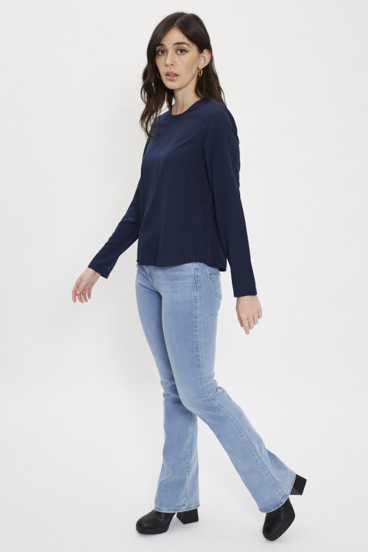 Blouse bleu marine