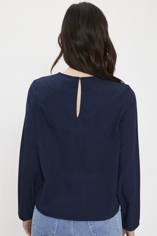 Blouse bleu marine