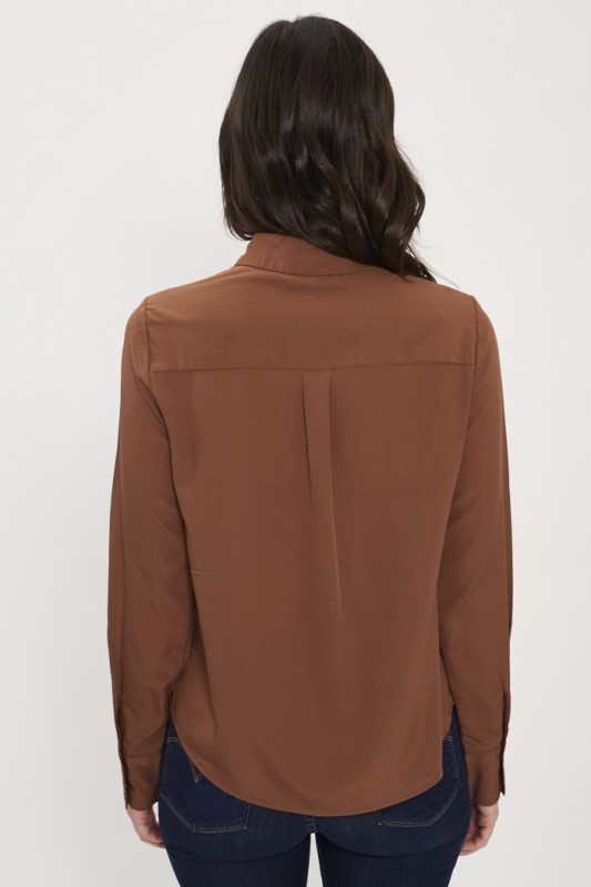 Chemise marron